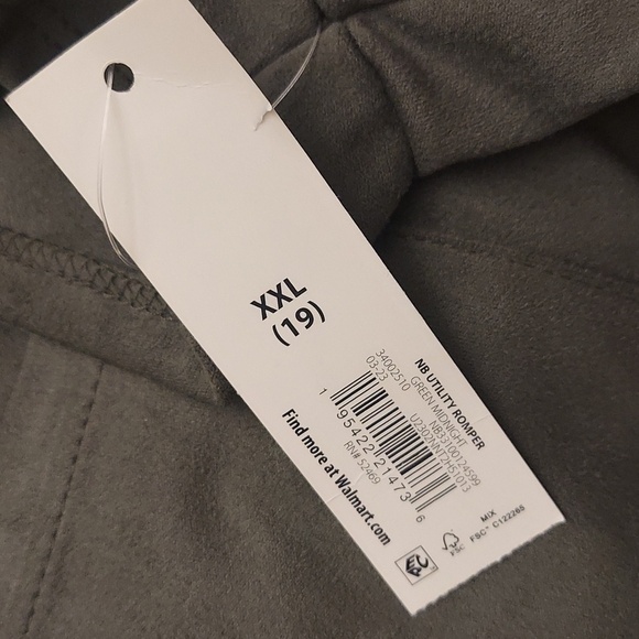 NO BOUNDARIES Junior Khaki Green Utility Romper - Picture 13 of 13